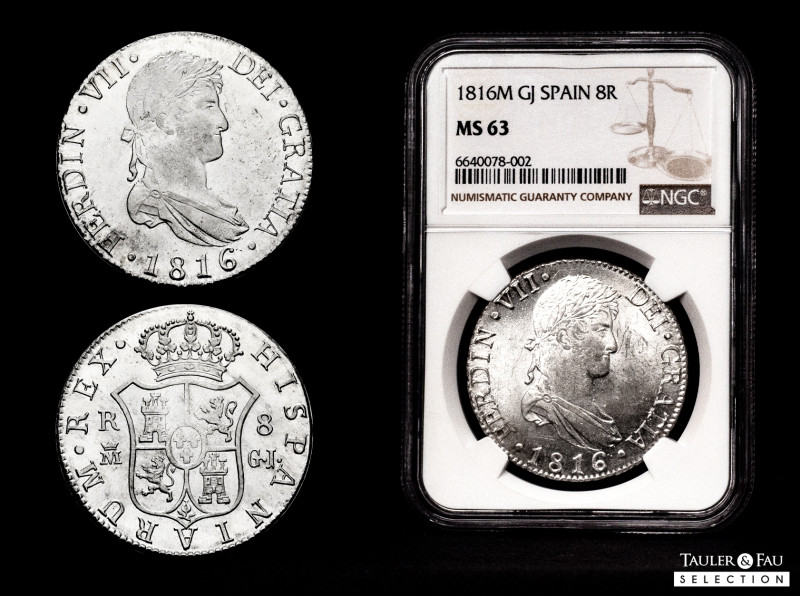 Ferdinand VII (1808-1833). 8 reales. 1816. Madrid. GJ. (Cal-1270). Ag. 26,90 g. ...