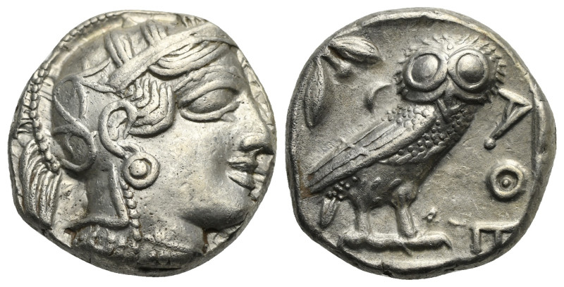 ATTICA. Athens. Circa 454-404 BC. Tetradrachm (Silver, 23.90 mm, 17.09 g) Head o...