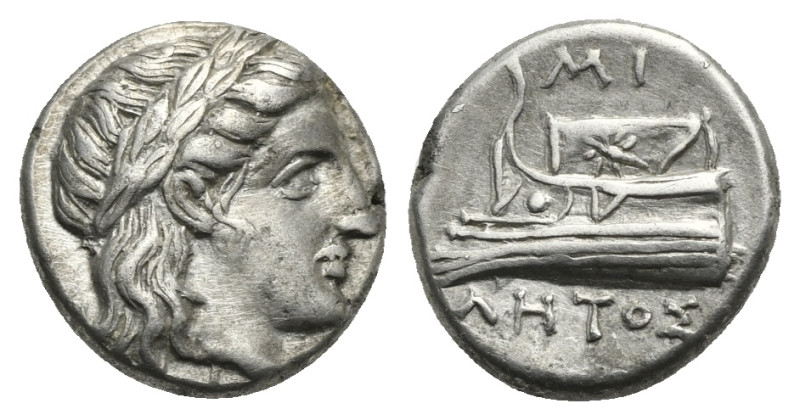 BITHYNIA. Kios. Circa 345-315 BC. Hemidrachm (Silver, 12.70 mm, 2.37 g), struck ...