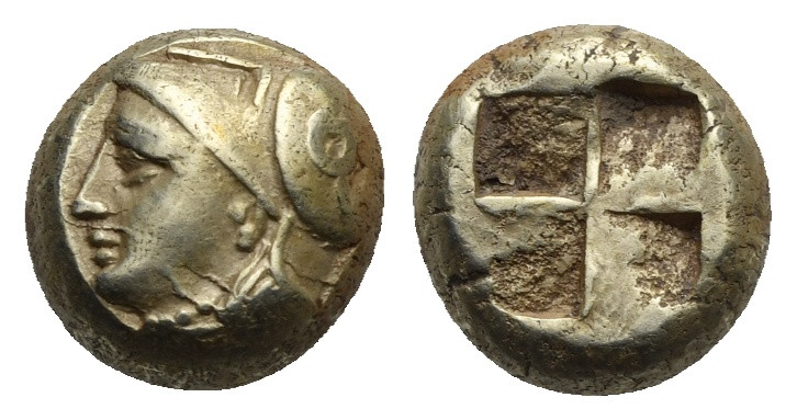 IONIA. Phokaia. Circa 387-326 BC. Hecte – Sixth Stater (Electrum, 9,41 mm, 2,54 ...