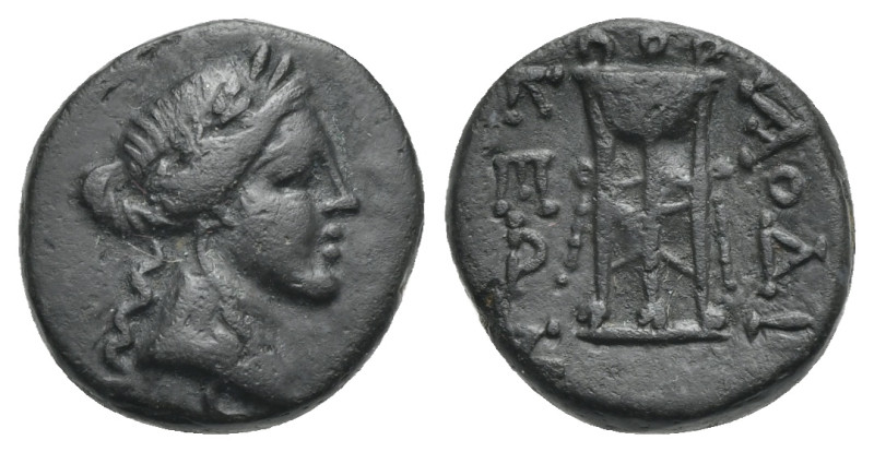 PHRYGIA. Laodikeia on the Lykos. Circa 133-67 BC. Bronze (Bronze, 14.00 mm, 2.98...