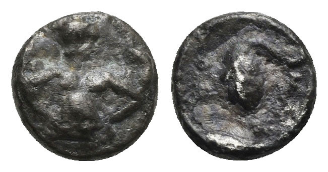 CILICIA. Mallos. Circa 440-390 BC. Obol (Silver, 8.30 mm, 0.69 g). Half-length b...