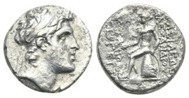 SELEUKID KINGS OF SYRIA. Alexander I Balas, 152-145 BC. Drachm (Silver, 16.30 mm, 3.51 g) circa 151-149 BC, Antiochia on the Orontes. Diademed head of...