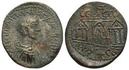 PONTUS. Heracleopolis (as Sebastopolis). Gallienus, 253-268. Tetrassarion (Bronze, 30.16 mm, 12.39 g) dated CY 266 (= 263/4). ΑΥΤ ΚΑΙ ΠΟ ΛΙΚ ΓΑΛΛΙΗΝΟC...