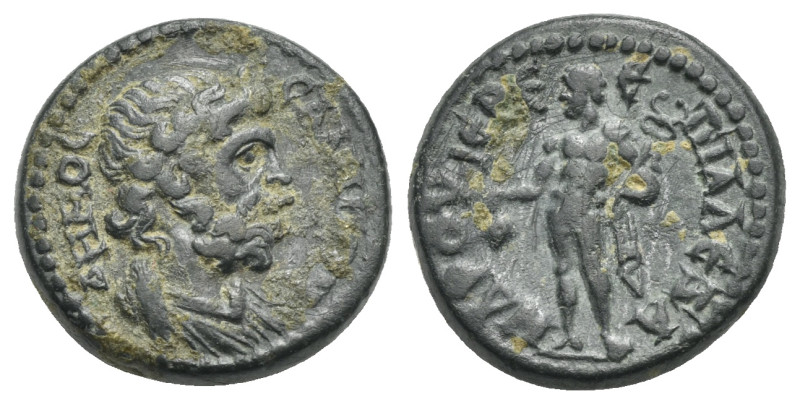 LYDIA. Sala. Pseudo-autonomous issue, time of Trajan, 98-117. Hemiassarion (Bron...