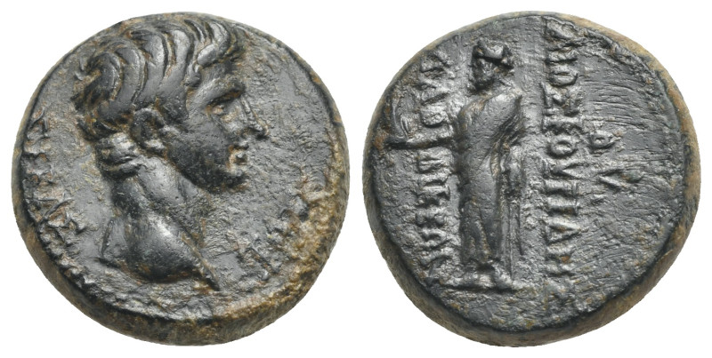 PHRYGIA. Laodicea ad Lycum. Tiberius, 14-37. Assarion (Bronze, 19.12 mm, 7.31 g)...