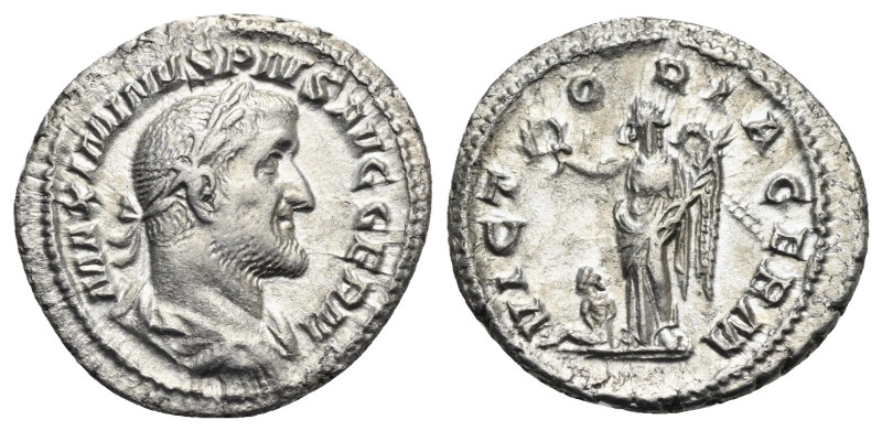 Maximinus I Thrax, 235-238. Denarius (20.34 mm, 2.82 g) Rome, 236-237. MAXIMINVS...