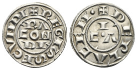PIACENZA. In the name of Conrad II (1140-1313). Grosso. (Silver, 20.30 mm, 1.79 g). REGIS SECVNDI In the field, RA CON DI on three lines. Rev. DE PLAC...