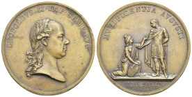 Leopoldo II d’Asburgo, 1790-1792. Medaglia 1791. (Bronzo, 44.62 mm, 35.72 g). Opus: Vinazier. LEOPOLDVS II IMP SEMP AVG Busto laureato dell’imperatore...