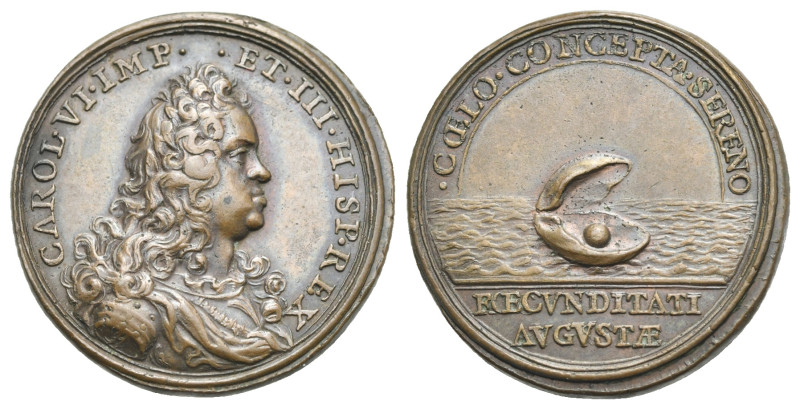 Austria and Holy Roman Empire, Charles VI, 1685-1711-1740. Medal, undated, signe...