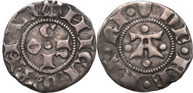 ITALIAN STATES. DUCHY OF FERRARA. Niccolo III. 
Silver 1 marchesano, 1393-1441. 
Obv: NIChOL MAR surrounding ChIO in cross shape. Rev: DE FERARI sur...