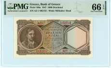 Greece
Bank of Greece (ΤΡΑΠΕΖΑ ΤΗΣ ΕΛΛΑΔΟΣ)
1000 Drachmai, 9th January 1947
S/N AZ-1 082155
Watermark: Miltiades’ Head
Pick 180a; Pitidis 162

Graded ...