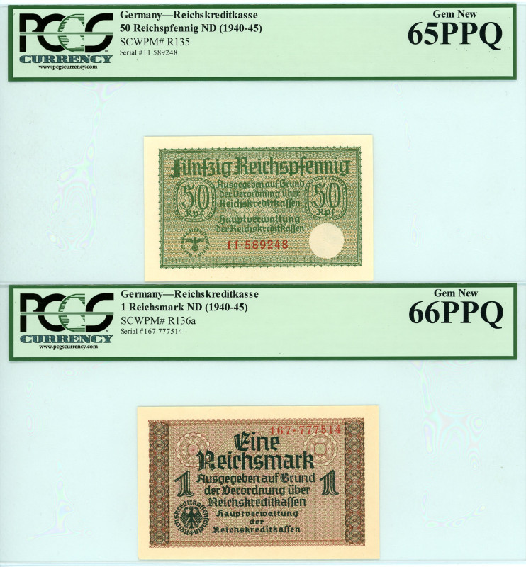 Greece
Germany - Occupied Territories WWII
Reich’s Credit Treasury Note
Lot o...