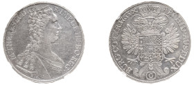 Austrian States, Gunzburg (Burgau), Maria Theresia, 1740-1780. Taler, 1765 G SC, Gunzburg mint (KM15; Dav. 1147, incorrect reference on label).

Grade...