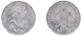 Austrian States, Gunzburg (Burgau), Maria Theresia, 1740-1780. Taler, 1771 SC, Gunzburg mint (KM21; Dav. 1149).

An attractive example with much relie...