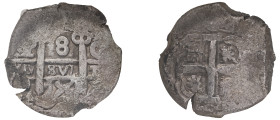 Bolivia, Ferdinand VI, 1746-1759. Cob 8 Reales, 1754 P C, Potosi mint, 27.16g (KM40).

Strong details with high relief, grey cabinet tone and clearly ...