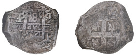 Bolivia, Ferdinand VI, 1746-1759. Cob 8 Reales, 1754 P q, Potosi mint, 27.13g (KM40).

Grey tone and struck on sound metal with more than average deta...