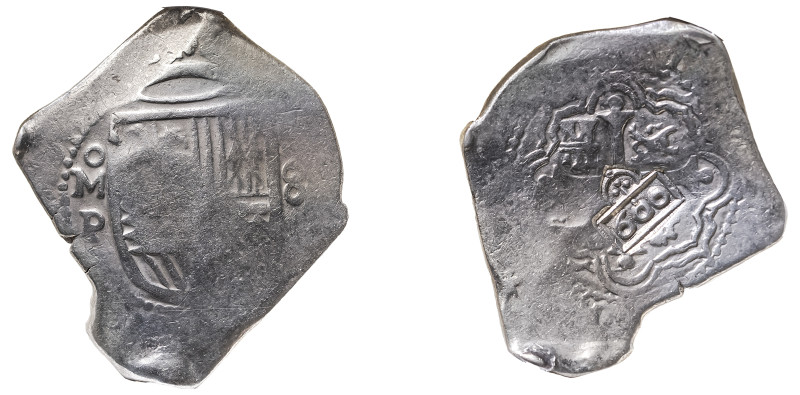 Brazil, Alfonso VI, 1656-1683. Counterstamped 600 Reis, ND (1663), Counterstamp:...
