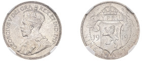Cyprus, British Administration, George V, 1910-1936. 9 Piastres, 1919, Royal mint (KM13; Fitikides 65).

A perfectly lustrous example with developing ...