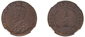 Cyprus, British Administration, George V, 1910-1936. 1/2 Piastre, 1930, Royal mint (KM17; Fitikides 55).

A very attractive example with satin like br...