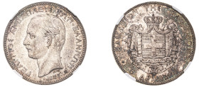 Greece, King George I, 1863-1913. 5 Drachmai, 1876 A, First Type, Paris mint (KM46; Divo 50b; IV10; Dav. 117).

An attractive specimen with much under...