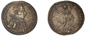 Italian States, Tuscany, Ferdinand VII, 1621-1670. Piastra, 1635, Florence mint, 6th Series (Dav. 4202).

An outstanding example for issue with medium...