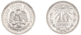 Mexico, Republic, 1823-. 10 Centavos, 1930 M, Mexico City mint (KM431).

A problem free example with full luster and exceptional strike.

Graded MS67 ...