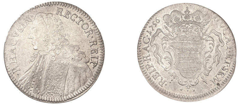 Ragusa, Republic, 1294-1803. Tallero, 1756, Dubrovnik mint (KM18; Dav. 1639).

A...