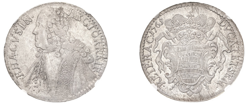 Ragusa, Republic, 1294-1803. Tallero, 1765, Dubrovnik mint (KM18; Dav. 1639).

S...