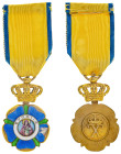 Greece, Order of Welfare, Officer's cross in original box by Kelaidis, Athens. Silver gilt and enamels.

The order of welfare is awarded only to women...