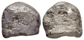 JUDAEA.(Circa 13th-5th century BC).Cut AR Hacksilver Dishekel.

Condition : Nicely toned.Good very fine.

Weight : 47.95 gr
Diameter : 31 mm