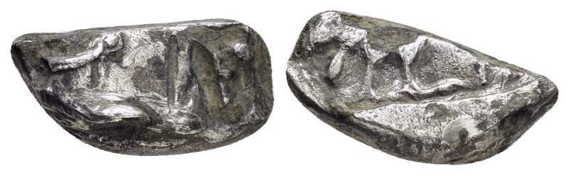 JUDAEA.(Circa 13th-5th century BC).Cut AR Hacksilver Dishekel.

Condition : Nice...