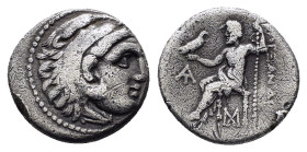 KINGS of MACEDON. Alexander III The Great.(336-323 BC). Magnesia ad Maeandrum.Drachm.

Rev : Head of Herakles to right, wearing lion skin headdress.

...