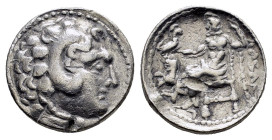 KINGS of MACEDON. Alexander III The Great.(336-323 BC). Drachm. 

Condition : Good very fine.

Weight : 3.11 gr
Diameter : 17 mm