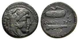 KINGS of MACEDON. Alexander III The Great.(336-323 BC). Ae.

Condition : Good very fine.

Weight : 6.70 gr
Diameter : 18 mm