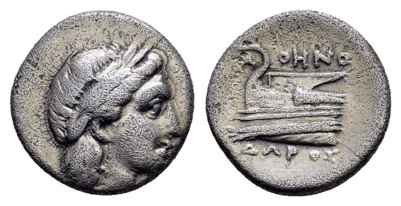 BITHYNIA. Kios.(Circa 350-300 BC).Hemidrachm.

Obv : KIA.
Laureate head of Apoll...