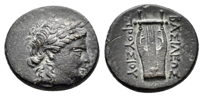 KINGS of BITHYNIA.Prusias I.(Circa 230-182 BC).Ae. 

Obv : Laureate head of Apol...