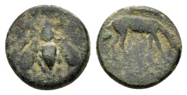 IONIA. Ephesos.(Circa 280-258 BC).Ae.

Condition : Good very fine.

Weight : 4.37 gr
Diameter : 16 mm