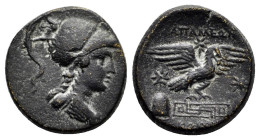PHRYGIA. Apameia.(ca.100-50 BC).Ae.

Condition : Good very fine.

Weight : 7.92 gr
Diameter : 21 mm