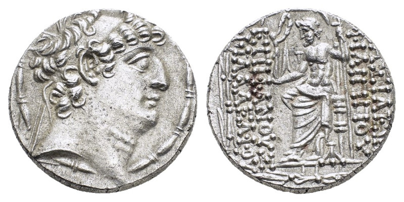 SELEUKID KINGS of SYRIA. Antioch.(40/39 BC).Tetradrachm.

Obv : Diademed head of...