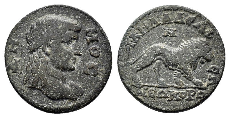 LYDIA. Philadelphia. Pseudo-autonomous issue (2nd-3rd century). Ae.

Obv : ΔΗΜ...