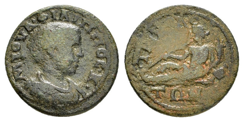 LYDIA. Tripolis. Philip I the Arab (244-249). Ae.

Obv : Μ ΙΟΥΛ ΦΙΛΙΠΠΟϹ Κ.
Bare...