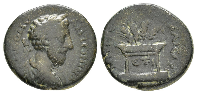 CAPPADOCIA. Caesarea. Commodus (177-192). Ae. 

Obv : Μ ΚΟΜΟ ΑΝΤⲰΝΙΝΟϹ.
Laureate...