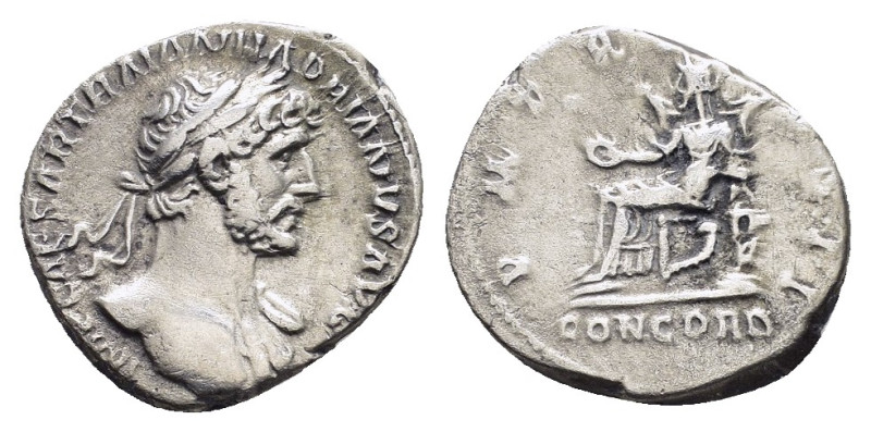 HADRIAN (117-138).Rome.Denarius. 

Obv : IMP CAESAR TRAIAN HADRIANVS AVG.
Laurea...