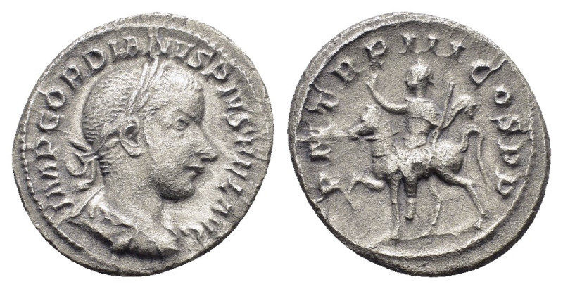 GORDIAN III (238-244).Rome.Denarius. 

Obv : IMP GORDIANVS PIVS FEL AVG.
Laureat...