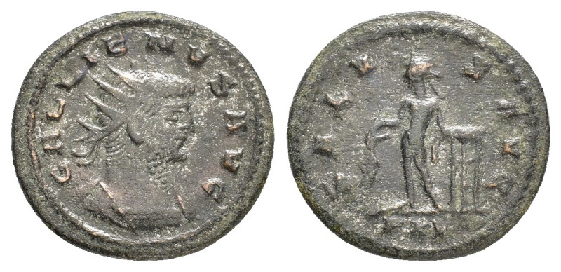 GALLIENUS (253-268). Antoninianus. Antioch.

Obv : GALLIENVS AVG.
Radiate, drape...