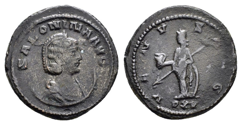 SALONINA.(AD 254-268).Antioch.Antoninianus.

Obv : SALONI-NA AVG.
Draped bust ri...