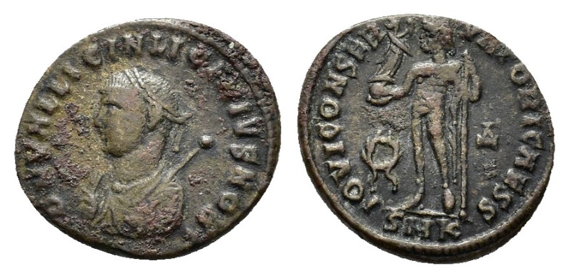 LICINIUS I (308-324). Follis. Cyzicus.

Obv : IMP LICINIVS AVG.
Laureate and ...