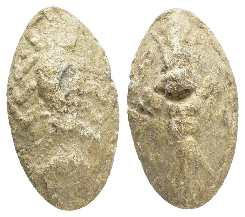 ANCIENT GREEK SLING BULLET.(4th–3rd centuries BC).Pb.

Condition : Good very f...