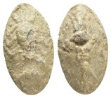 ANCIENT GREEK SLING BULLET.(4th–3rd centuries BC).Pb.

Condition : Good very fine.

Weight : 68.81 gr
Diameter : 42 mm